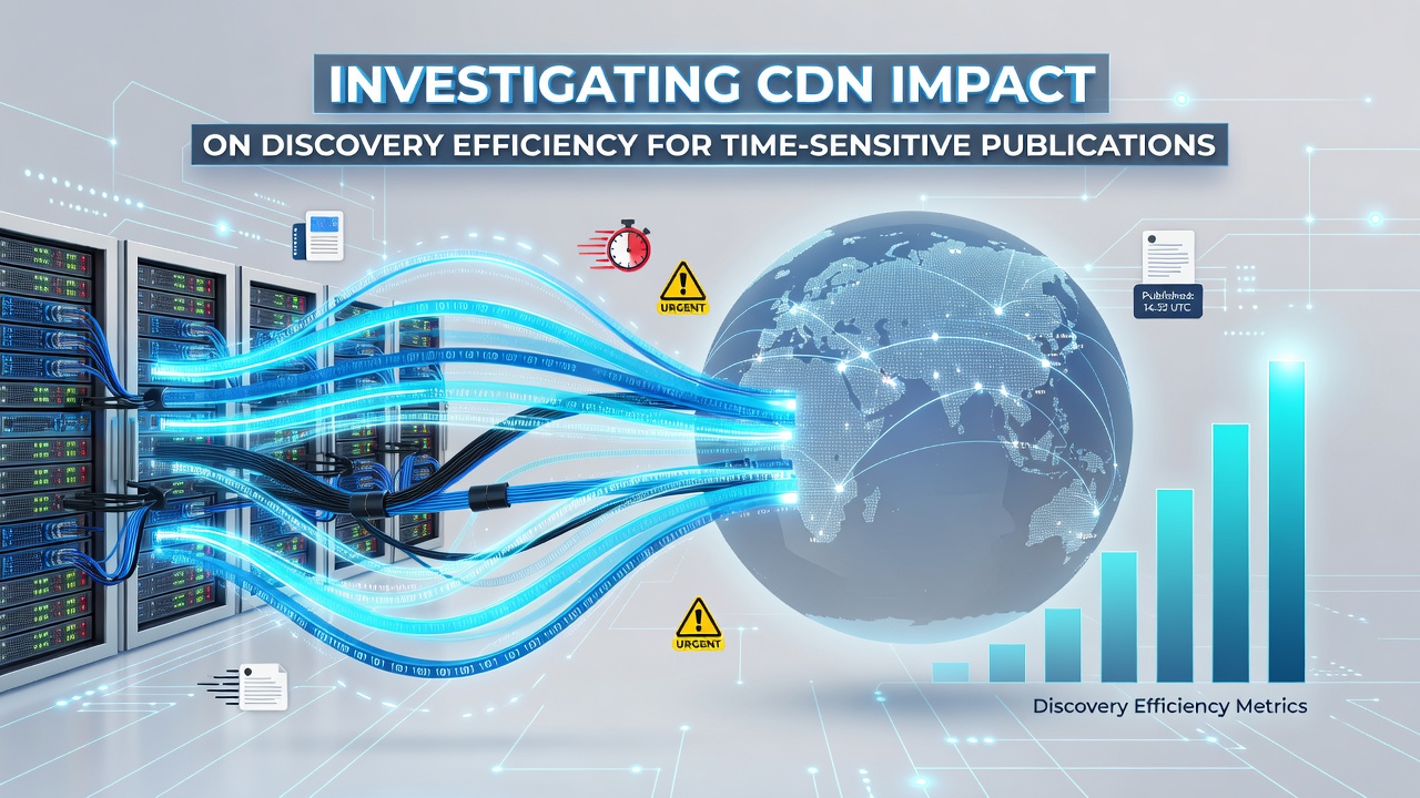 Investigating the Impact of CDN Configurations on Discovery Efficiency for Time-Sensitive Publications